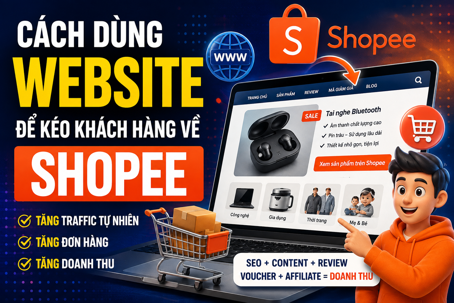 Người Sở Hữu Website Cần Làm Gì Để Bán Được Hàng Trên Shopee?